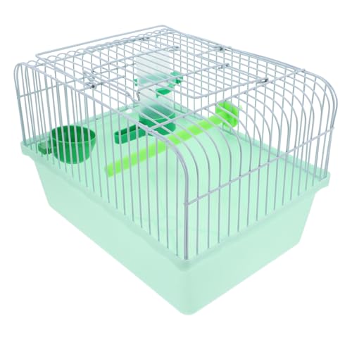 YARNOW tragbarer Vogelkäfig Vogeltransportbox Vogelreisekäfig Kanarienkäfig breiter Vogelkäfig Reisekäfig für Haustierprodukte Vogelkäfige Papageienkäfig Vogel Träger Abs Light Green von YARNOW