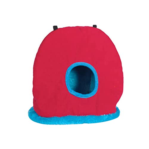 YARNOW Haustierkäfig Hängendes Bett Hamsterspielzeug Vogelbett Wintervögel Hamster Schaukel Spielzeug Outdoor-spielset Outdoor-Spielzeug Vogel Warme Hängematte Sittich Lieferungen Runden von YARNOW