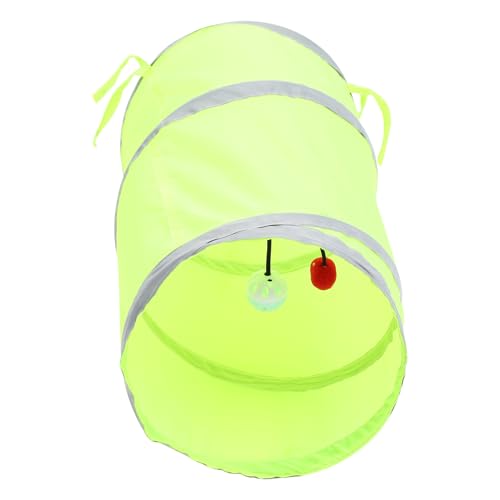 YARNOW zusammenklappbarer Katzenkanal Mesh-Katzentunnel Hamsterrohr Katzentunnel im Freien interaktives katzenspielzeug Interactive cat Toy Pet-Bohrrohr Haustier Spielzeug Polyester von YARNOW