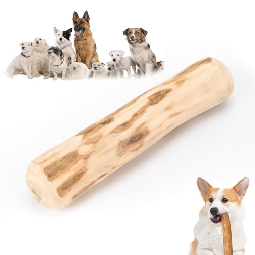 Mumbies Wood Kausnacks für Hunde, Kaffeeholz-Kaustab für Hunde, individueller Mumbies Holzkausnack, Holzkausnacks für die Zahnreinigung und Linderung von Stress bei Hunden, Hundespielzeug (XL) von YAUWIHE