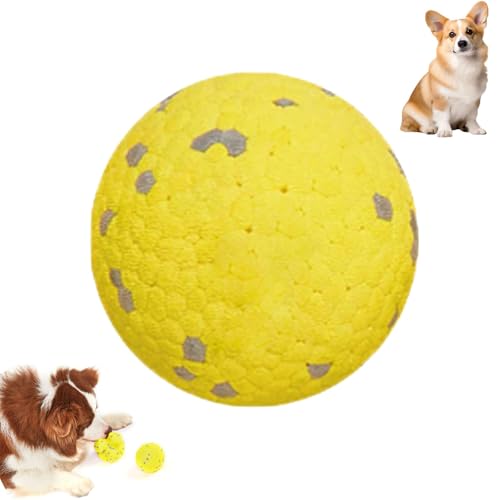 YAUWIHE Mellow Dog Beruhigungsball, der Mellow Dog Beruhigungsball, Kauer-Beruhigungsball, Hundespielzeug, unzerstörbare Hunde-Tennisbälle für Aggressive Kauer, Hunde-Gummiball zum Zahnen (B) von YAUWIHE