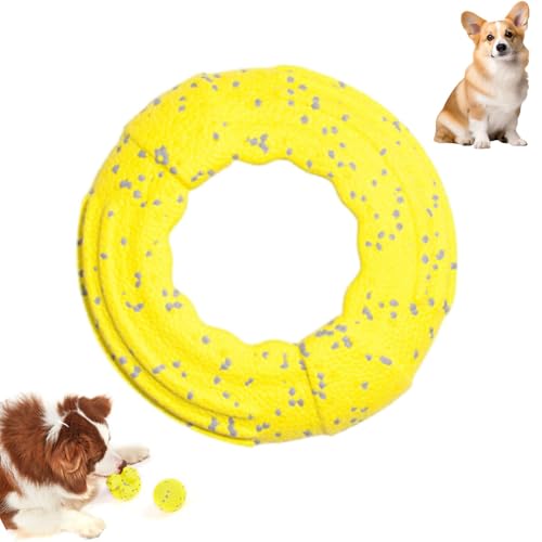 YAUWIHE Mellow Dog Beruhigungsball, der Mellow Dog Beruhigungsball, Kauer-Beruhigungsball, Hundespielzeug, unzerstörbare Hunde-Tennisbälle für Aggressive Kauer, Hunde-Gummiball zum Zahnen (D) von YAUWIHE