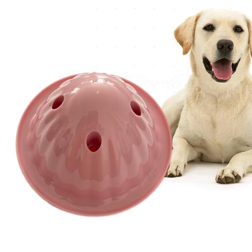 YAVQVIN Hundespielzeug für Hunde, Leckerli-Spender – langsames Füttern, robustes Puzzle-Spielzeug für Gehirnstimulation, Zahnreinigungsspielzeug für Mundgesundheit von YAVQVIN