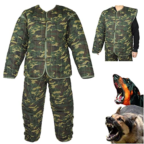 YC° Hundetrainingsanzug - Professionelle Hund Große Körperschutz Beißärmel Anzug Polizei Hund Trainingsjacke und Hose von YC°