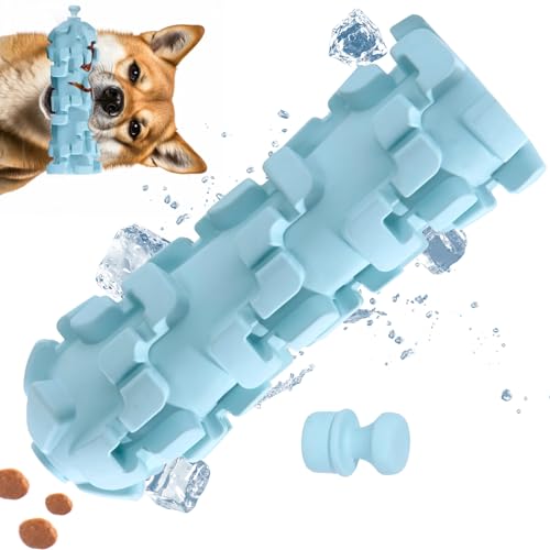 YCLWBG Popsicles Hundespielzeug für aggressive Kauer, große und kleine Hunde, Wassermilch, gefrierbar, Gummi, Hundespielzeug für Welpen, mittelgroße Hunde, langlebig, robust, Leckerli-Spender von YCLWBG