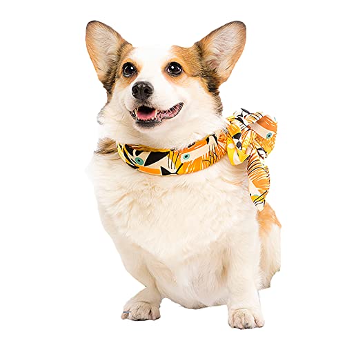 Hunde Kühlhalsband für den Sommer mit Kältegefühl Technologie Stoff Sofort kühlendes Halsband waschbar wiederverwendbar und leicht zu reinigen Farbe-B M (geeignet für weniger als 15 kg) von YCYUYK