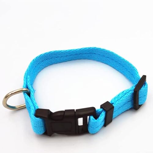 Haustier-Halsband, niedlich, kleine Fußabdrücke, verstellbar, Nylon, Polyester, Welpen, Katzen, 7 Farben von YEAG