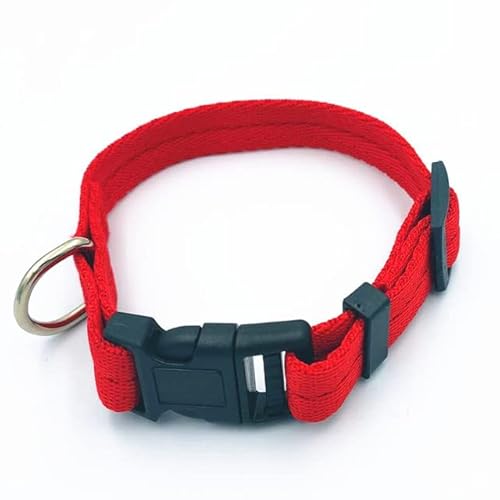 Haustier-Halsband, niedlich, kleine Fußabdrücke, verstellbar, Nylon, Polyester, Welpen, Katzen, 7 Farben von YEAG