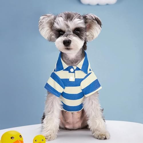Hunde-Poloshirt für den Sommer, Freizeitkleidung für kleine und große Hunde, Katzen, T-Shirt, Chihuahua, Mops, Yorkshire-Shirts Hunde-Poloshirt für den Sommer, Freizeitkleidung für kleine und große Hunde, Katzen, T-Shirt, Chihuahua, Mops, Yorkshire-Shirts von YEAG