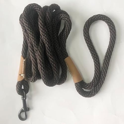 Robuste Nylon-Hundeleine, langes Tracking, rundes Seil, für Outdoor-Spaziergänge, Training, Haustier-Leine, 2 m 3 m 5 m Leine für mittelgroße und größere Hunde von YEAG