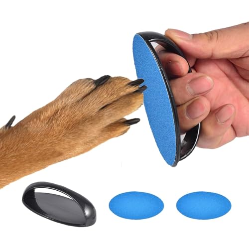 YEHOOM 2 x Hunde-Nagelfeilen-Spielzeug | Hunde-Kratzpad für Haustier-Nageltrimmen für kleine/große Hunde und Katzen, professionelle Nagelfeile für Hunde, Kratzbretter für Hunde (blau) von YEHOOM