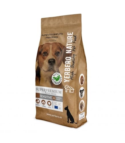 YERBERO Nature Sensitive Formel Low Grain Hypoallergenes Hundefutter, 10 kg von YERBERO