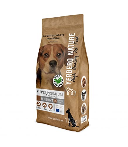 Yerbero Nature Sensitive Neue Formel Low Grain Hypoallergenes Hundefutter 12 kg von YERBERO