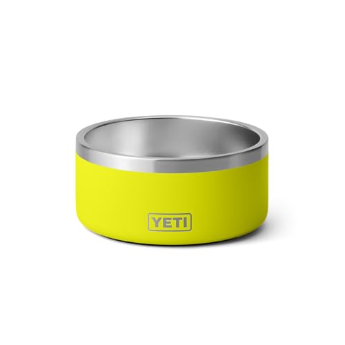 YETI Boomer, Stainless Steel, Non-Slip Dog Bowl, Firefly Yellow, 4 von YETI