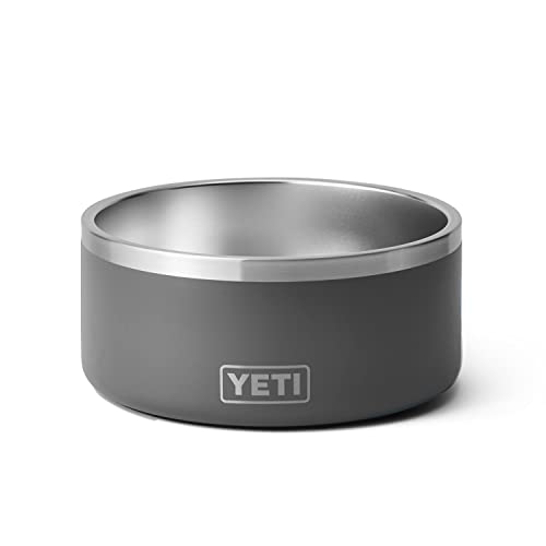 YETI Boomer 8 Hundenapf aus Edelstahl, rutschfest, fasst 1,8 l, Anthrazit von YETI