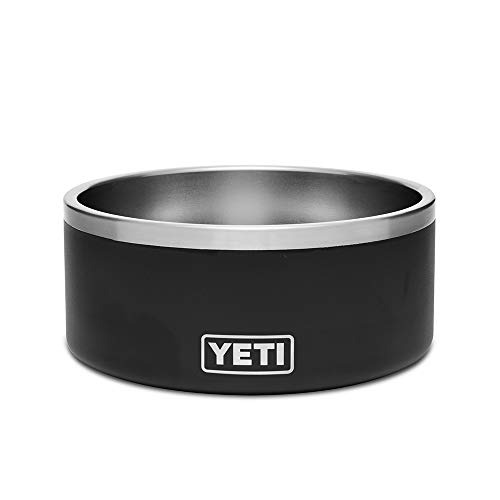 YETI Boomer 8 Hundenapf aus Edelstahl, rutschfest, hält 1,8 l, Schwarz von YETI