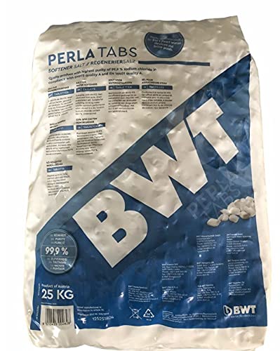 YFCACT BWT Perla TABS Regenerierendes Salz 25 kg, 99,9% Reinheit, Inkl. Sanvo Multi-Purpose Tuch, Pool & Spa Wasserbehandlung von YFCACT