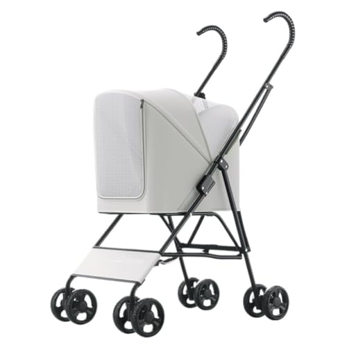 Hunde Kinderwagen Leichter, Faltbarer Haustier-Kinderwagen for Gassigehen Mit Hunden Und Katzen, Kleiner Haustier-Kinderwagen for Schnellen Abholen Katzen Kinderwagen(G) von YGDYFDC