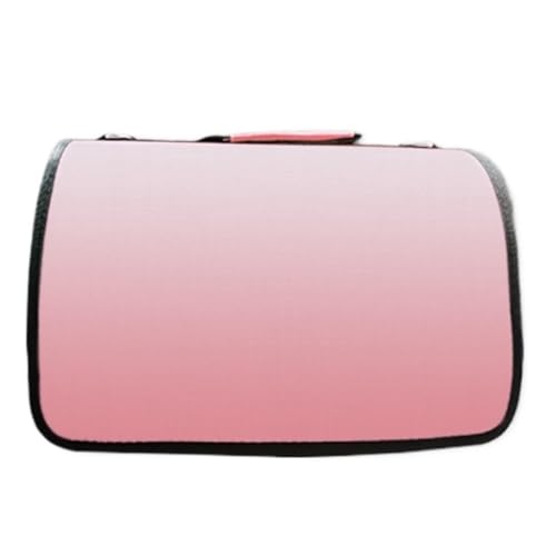 Katzentasche Einfache Katzentasche, Tragbare Umhängetasche, Tasche for Mitnehmen Von Haustieren, Handtasche for Katzen, Faltbare Reisetasche Haustierkäfig(Pink,L) von YGDYFDC