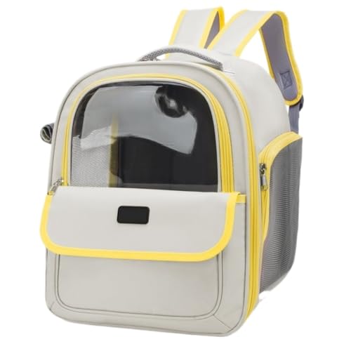 Katzentasche Katzentasche, Tragbare Haustiertasche, Tragbare Katzenschultasche, Schulter, Atmungsaktiv, Haustier, Multifunktionale Aufbewahrung, Katzentasche Haustierkäfig(Yellow) von YGDYFDC