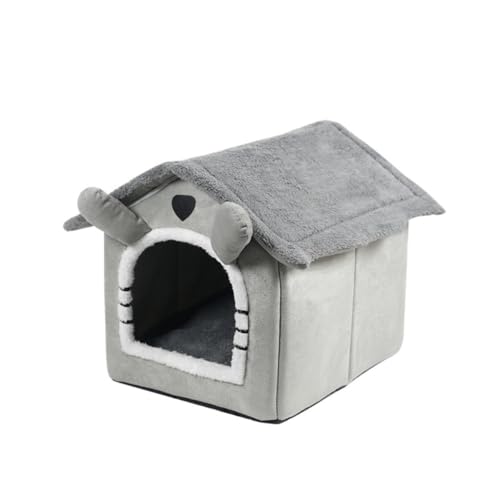 YGDYFDC Luxus-Katzenhaus Katzenvilla, abnehmbar und waschbar, großes Raumhaus, Katzennest, Vier-Jahreszeiten-Universal-Haustiernest, Katzenschrank Cat House(Longues oreilles,M 38 * 34 * 42) von YGDYFDC