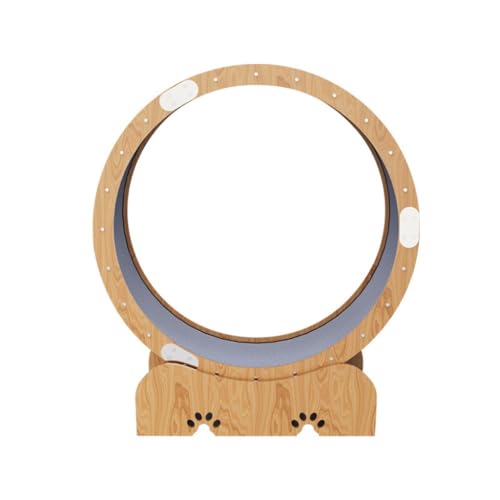 YGDYFDC Cat Wheel Laufband for Katzentraining im Haushalt, Laufband for Katzen, Laufband aus Holz, Heimtierbedarf, Klettergerüst for Katzen Katzenlaufrad(120 * 95 * 130cm) von YGDYFDC