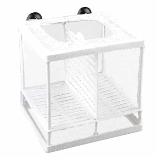 Fisch-Zuchtkasten für Aquarium, Fische, Brutkasten, Jungfischbrüter, Wasserisolierungsnetz, Fisch-Isolationsbox, 16 x 14 x 15 cm von YGTGZ