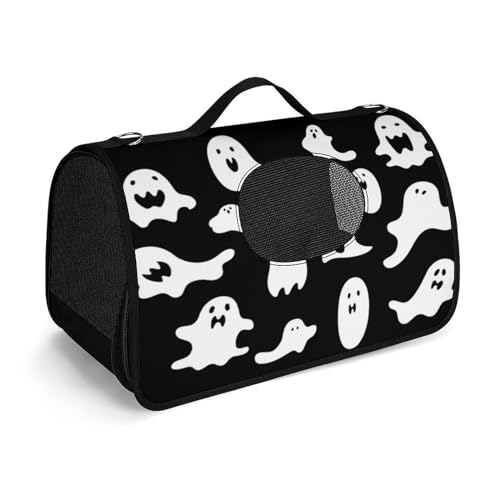 Haustier-Handtasche, Halloween, Gothic, modische Hundetasche, kleine Haustier-Tragetasche, Haustier-Tragetasche, Reise-Handtasche für Katzen und kleine Hunde von YHEGBFD