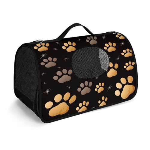 YHEGBFD Haustier-Handtasche, modische Hundetragetasche, kleine Haustier-Tragetasche, Haustier-Tragetasche, Reise-Handtasche für Katzen und kleine Hunde von YHEGBFD