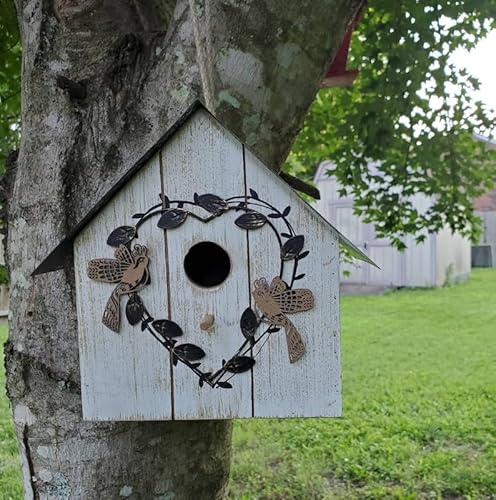 YHKHAR Rustikales Vogelhaus, Vogelhaus von YHKHAR