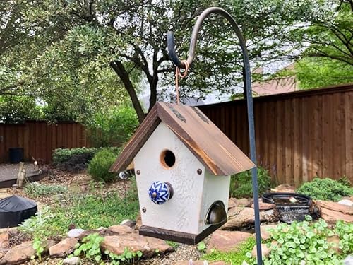 YHKHAR Rustikales Vogelhaus für den Außenbereich von YHKHAR