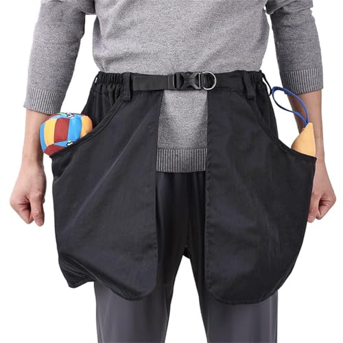 Dog Training Apron, Leckerlibeutel für Hunde,Hundetraining Futterbeutel Taillenschürze mit großen Taschen und Verstellbare Hüftgurt für Hundetrainer Futterbeutel Hundetraining Leckerli Tasche (M) von YHZNAGEM