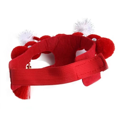 Chinesisches Thema Stirnband Für Weihnachtsfeier Haustier Hunde Maskerade Stirnband Winter Weihnachts Cosplay Zubehör Haustier Weihnachts Stirnband Haustier Stirnband Für Die Fellpflege Haustier von YIGZYCN