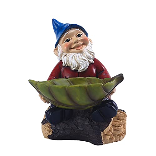 YIGZYCN GNOME Birdfeeder Statue Garten Rasen Outdoor Balkon Haushaltsdekoration GNOME Birdfeeder von YIGZYCN