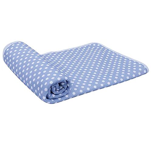 Kühlmatte Für Hunde Blau Selbstkühle Sommer Haustiermatte Katze Cool Mat Pad Hundekühlung Schlafen Kennel Pad Reisematte Cool Kissen Sitz 1 Stück M von YITON