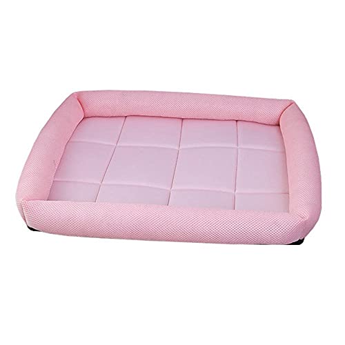 Kühlmatte Für Hunde Pet Ice Pad Katzendecke Sommer Cool Feeling Zwinger Ice Silk Pad Grid Heimtierbedarf 1 Stück L von YITON