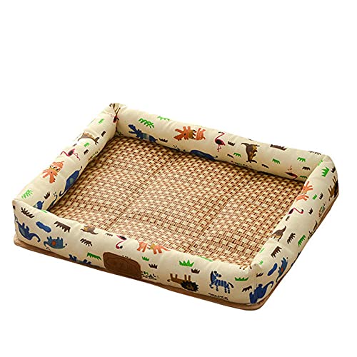 Kühlmatte Für Hunde Sommer Hundebett 1 Stück 40X31cm Katzenkissen Welpen Schlafnest Für Kleine Hunde Katze EIS Seide Cool Mat Pet Cooling Mattress 02 von YITON