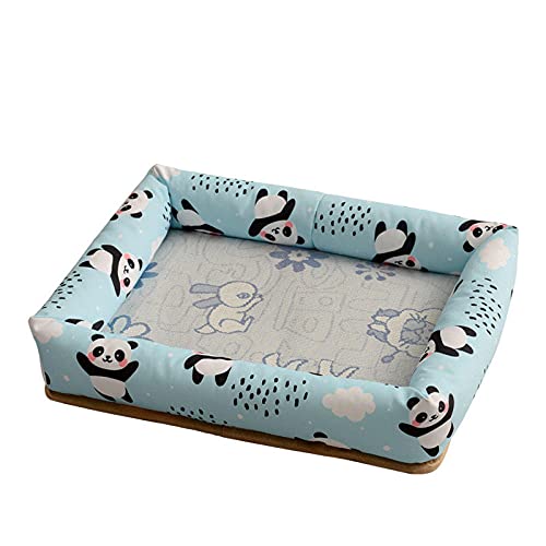 Kühlmatte Für Hunde Sommer Hundebett 1 Stück 50X41cm Katzenkissen Welpen Schlafnest Für Kleine Hunde Katze EIS Seide Cool Mat Pet Cooling Mattress 07 von YITON