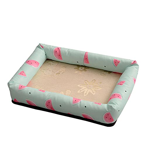 Kühlmatte Für Hunde Sommer Hundebett 1 Stück 61X51cm Katzenkissen Welpen Schlafnest Für Kleine Hunde Katze EIS Seide Cool Mat Pet Cooling Mattress 06 von YITON