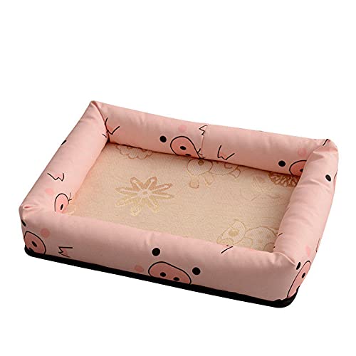 Kühlmatte Für Hunde Sommer Hundebett 1 Stück 61X51cm Katzenkissen Welpen Schlafnest Für Kleine Hunde Katze EIS Seide Cool Mat Pet Cooling Mattress 08 von YITON