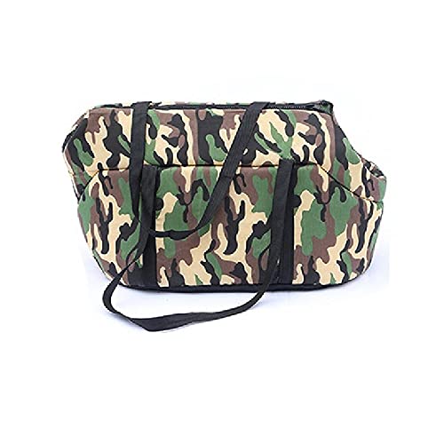 Rucksäcke Für Haustiere 1St Dog Carrier Camouflage Bag Cosy Soft Rucksack Haustierzubehör Für Kleines Haustier Katze Hund L von YITON