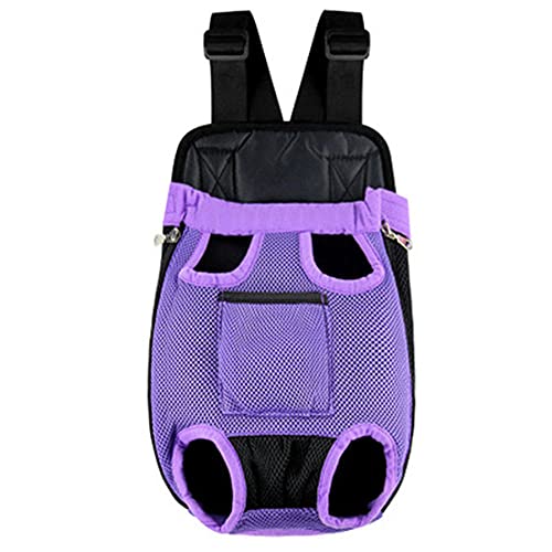 Rucksäcke Für Haustiere 1St Lila Haustier Hundeträger Rucksack Outdoor Reise Mesh Atmungsaktive Hundetasche Haustier Taschen Für Kleine Haustiere L Pet von YITON