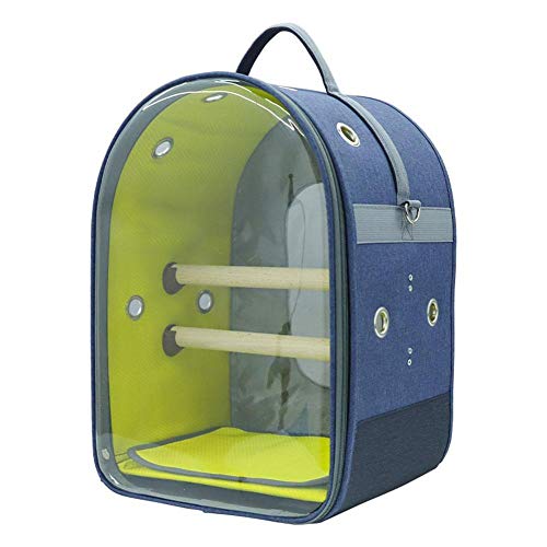 YITON Vogel Rucksack L Größe Haustier Papagei Rucksack Vogel Tragekäfig Outdoor Travel Atmungsaktiv Extensible Carrier Backbag 1St von YITON