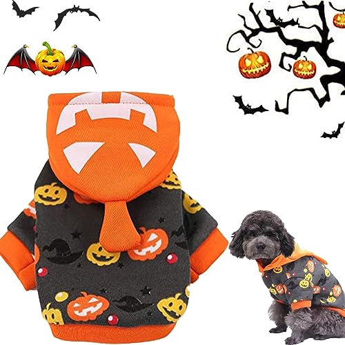 Haustier Halloween Kostüme,Hundekostüm Halloween,Hunde Anzug,Katzen Kostüm,Kürbis Hund Kostüme,Haustierkostüm Für Hunde Und Katzen.Für Kleine Mittlere Hunde Katzen (XL(4-6) KG) von YITONGFU