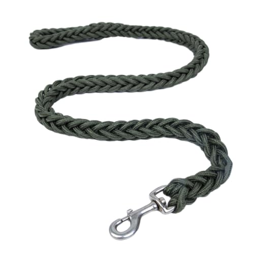 YIUPEDRFG Flexible und praktische Nylon Hundeleine für einfaches Gehen und Training. Nylon Hundegeschirr, Leine, Hundeleine, Haustierleine, Armeegrün, L von YIUPEDRFG