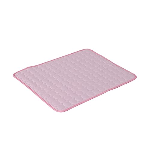 YIUPEDRFG Hundeunterlage Katzenmatte Heimtierbedarf Haushaltszubehör Praktisch Waschbar Universal Faltdesign Mehrfarbig Atmungsaktiv, Rosa,50 * 40cm, S von YIUPEDRFG