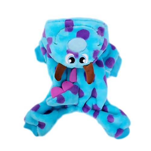 YIUPEDRFG Stand Out Crowd Einzigartige Haustier Transformations Kostümkollektion Bubble Dragon Hundekleidung Baumwoll Winter Hundepullover, Blau, L von YIUPEDRFG