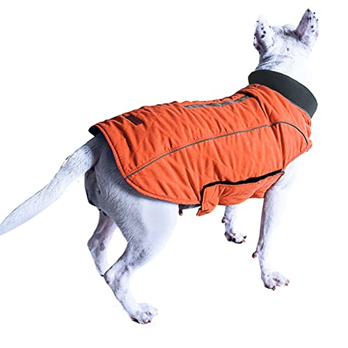 YIWENG Hunde-Winterjacke Wendbare warm Gesteppte Outdoor-Haustierweste von YIWENG