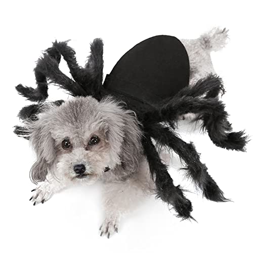 YIWEOG Halloween-Kostüm Halloween Hunde Katzen Spinnenkostüm Pet Party Outfits für kleine Hunde Katzen von YIWEOG