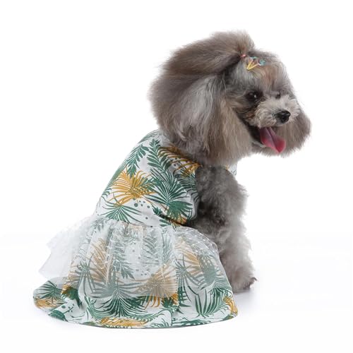 Hundekleid Welpenrock Haustier Hundekleid ​Hunde Kleid Prinzessin Abendkleid Kleid für Hunde Katzen (XL) von YIYELIY